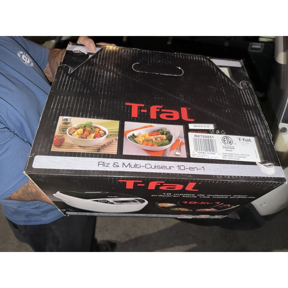T-fal 10-In-1 Rice And Multicooker W 10 Auto Functions Cooker Gv - Picture 3 of 3
